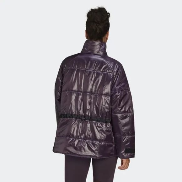 New Adidas Glam On Winter Jacket Size Small - Picture 3 of 16